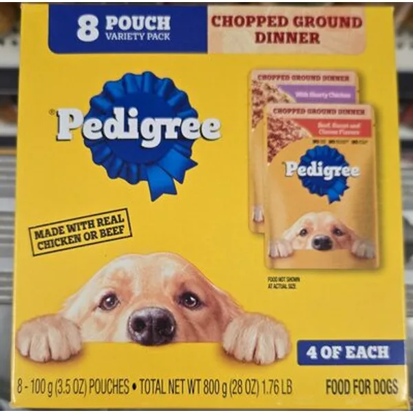 Pedigree Chicken & Liver Chunks in Gravy Wet Dog Food